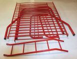 Red Metal Bunk Bed Description