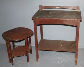 Two Side Tables Description