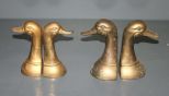 Two Pairs of Duck head Bookends Description