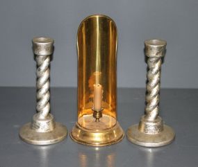 Three Candle Holders Description