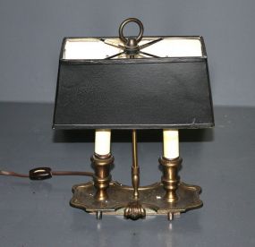 Brass Candle Style Lamp Description