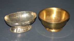 Two Metal Bowls Description