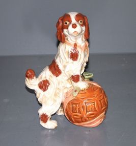 Oriental Pottery Figurine of Dog Description