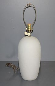 Pottery Lamp Description