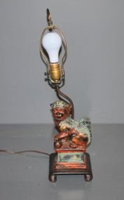 Foo Dog Lamp Description