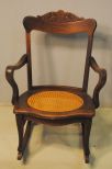 Cane Bottom Rocking Chair Description