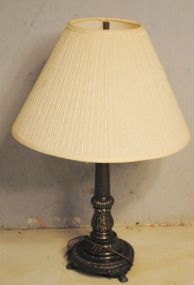 Faux Bronze Table lamp Description