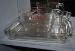 Group of Pyrex Dishes Description