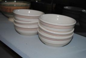 Six Homer Laughlin China Bowls Description