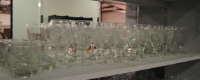 Twenty-Four Miscellaneous Water Glasses Description
