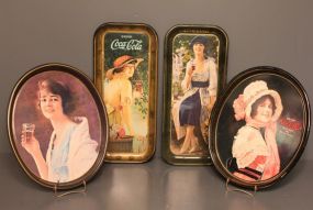 Vintage Coca-Cola Trays Description