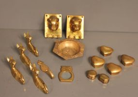 Group of Brass items Description