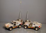 Pair of 1980's Firefox Remote Control Jeeps Description