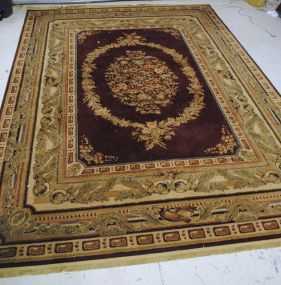 Floral Design Room Size Rug, 8x11 Description