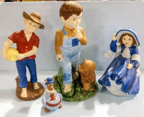 Four Ceramic Figurines