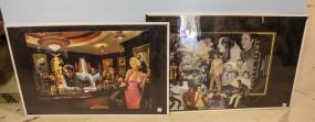 Two Puzzles of Elvis, Marilyn, Humphrey and James