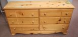 Pine Six Drawer Dresser