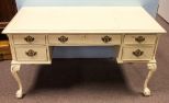 Antique White Chippendale Desk