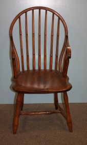 Early Windsor Comb Back Arm Chair