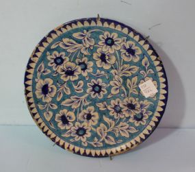 Blue and Turquoise Plate