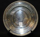 Wallace Sterling Silver Round Tray