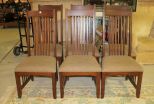 Set of Six Mission Style Chairs