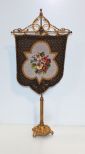 Victorian Needlepoint Candle Guard