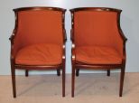 Pair of Contemporary Captain's Chairs