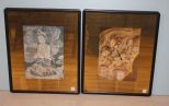 Pair of Contemporary Art Lore Japanese Deity Prints