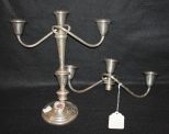 Parts to a Pair of Gorham Sterling Candlesticks
