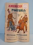 American 1943 Football Souvenir Paper Program