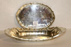 Fisher Sterling Tray and Wallace Sterling Tray