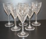 Twelve Bristol Saint Louis Crystal Stems