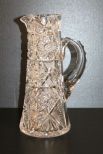 American Brilliant Cut Glass Pitcher