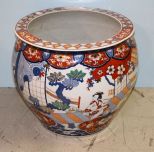 Large Porcelain Imari Style Planter