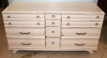 Hand Painted White Dresser