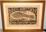 Artistic Reproduction of Early Map of Venice