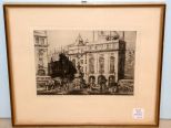 Piccadilly Circus Print by Henry Lambert