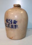 ES & B Stoneware Jug