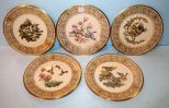 Set of Five Lenox Bird Plates