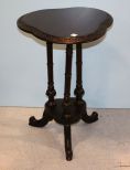 Clover Leaf Style Carved Side table