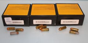 40 Smith and Wesson Bullets