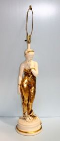 Large Grecian Lady Lamp