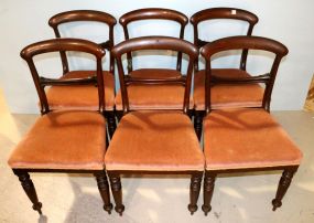 Set of Six Mahogany Victorian Dining Chairs