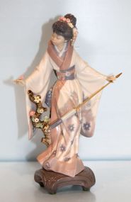 Lladro Figurine of Japanese Lady