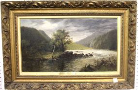 Oil on Canvas of Landscape by John O' Brien Inman