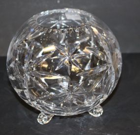 Cut Glass Rose Bowl