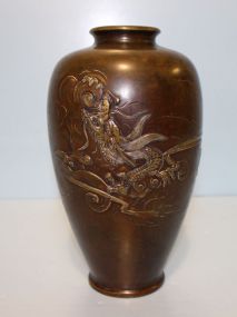 19th Century Japanese Bronze Vase