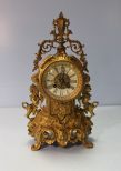 Gilt Tiffany Mantel Clock
