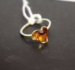 Ladies Synthetic Topaz Ring